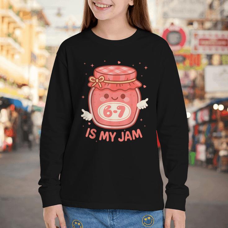 67 Is My Jam Back To School Girls Kids Cute 6 7 Meme Youth Long Sleeve Tee 67 Is My Jam Back To School Girls Kids Cute 6 7 Meme Youth Long Sleeve Tee