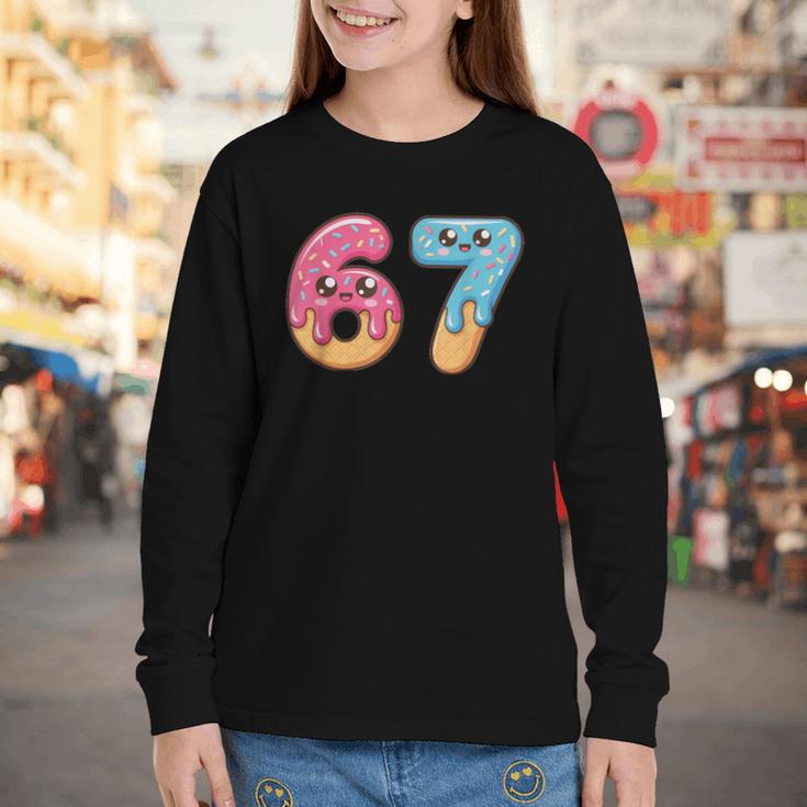 67 Shirt Baseball Life Style 101 Apparel Youth Drip Meme 6 7 Youth Long Sleeve Tee