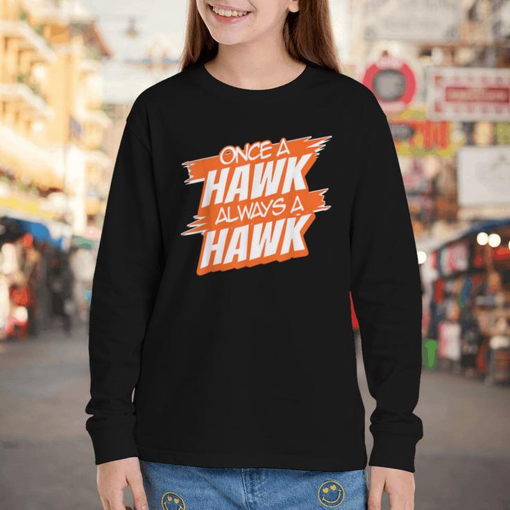 Always A Hawk Back To School Spirit O Youth Long Sleeve Tee Always A Hawk Back To School Spirit O Youth Long Sleeve Tee