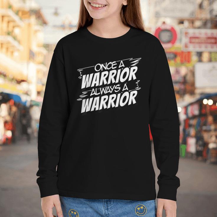 Always A Warrior Back To School Spirit Youth Long Sleeve Tee