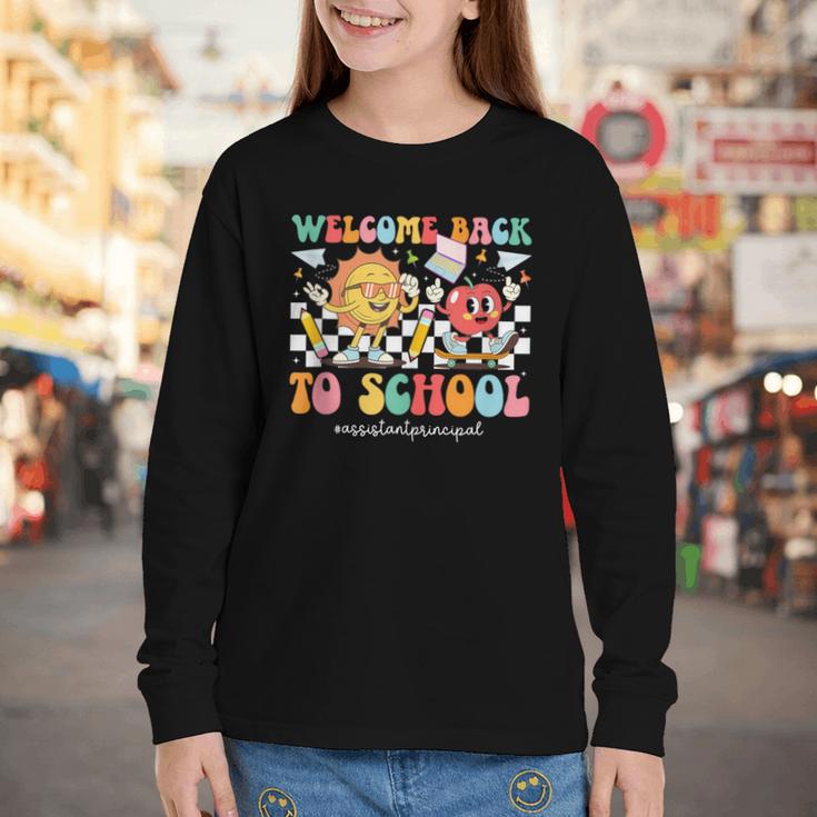 Back To School Assistant Principal First Day Of School Youth Long Sleeve Tee