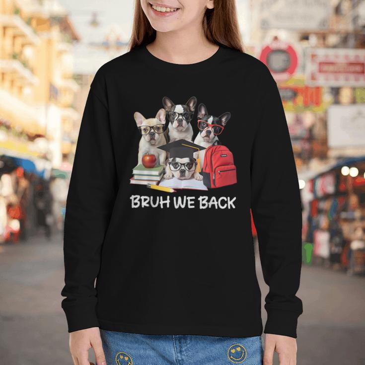 Back To School Cute French Bulldog Puppy Dogs Lovers Youth Long Sleeve Tee Back To School Cute French Bulldog Puppy Dogs Lovers Youth Long Sleeve Tee