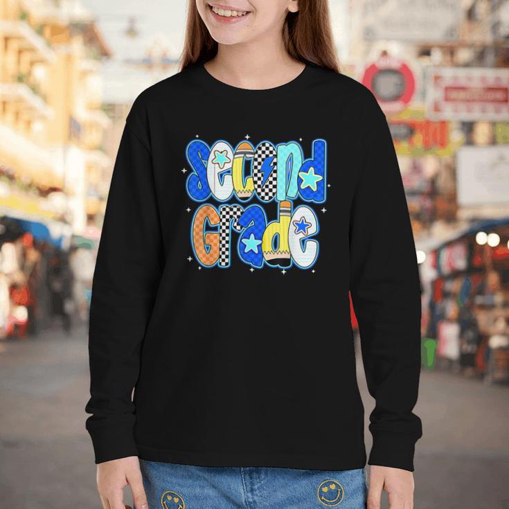 Back To School Hello Second Grade Team 2nd Grade Boy Girl Youth Long Sleeve Tee Back To School Hello Second Grade Team 2nd Grade Boy Girl Youth Long Sleeve Tee
