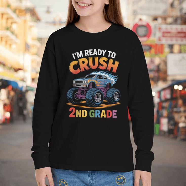 Back To School I'm Ready To Crush 2nd Grade Youth Long Sleeve Tee Back To School I'm Ready To Crush 2nd Grade Youth Long Sleeve Tee