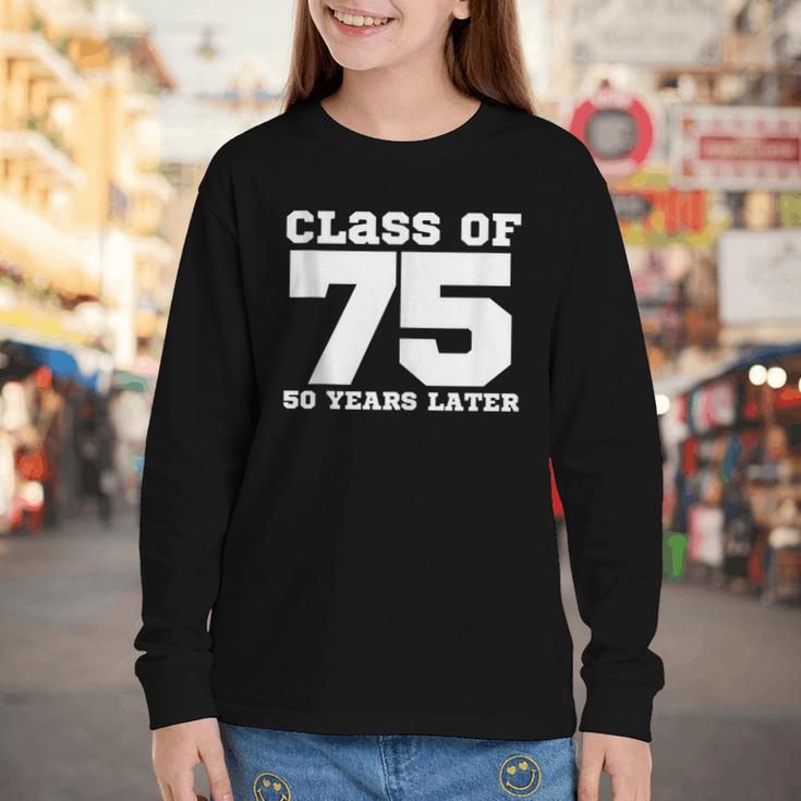 Class Of 1975 50 Years Later Reunions SQUAD Back To School Youth Long Sleeve Tee Class Of 1975 50 Years Later Reunions SQUAD Back To School Youth Long Sleeve Tee