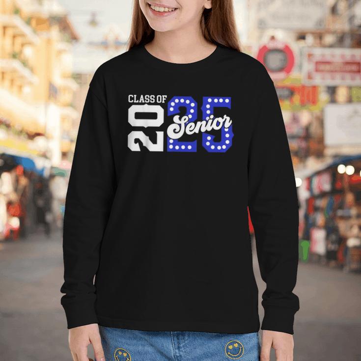 Class Of 2025 Senior 2025 Back To School Graduation Party Youth Long Sleeve Tee Class Of 2025 Senior 2025 Back To School Graduation Party Youth Long Sleeve Tee