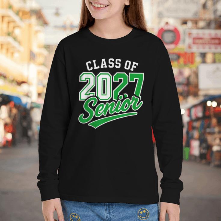 Class Of 2027 Senior 2027 Back To School Graduation 2027 Youth Long Sleeve Tee Class Of 2027 Senior 2027 Back To School Graduation 2027 Youth Long Sleeve Tee