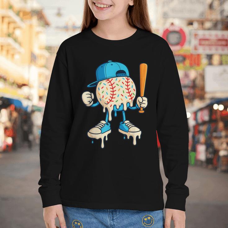 Cool Drip Baseball Shirt Youth Baseball Drip Youth Long Sleeve Tee Cool Drip Baseball Shirt Youth Baseball Drip Youth Long Sleeve Tee
