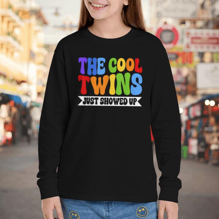 Cool Twins Just Showed Up Kid Boy Teen Twin Back To School Youth Long Sleeve Tee Cool Twins Just Showed Up Kid Boy Teen Twin Back To School Youth Long Sleeve Tee