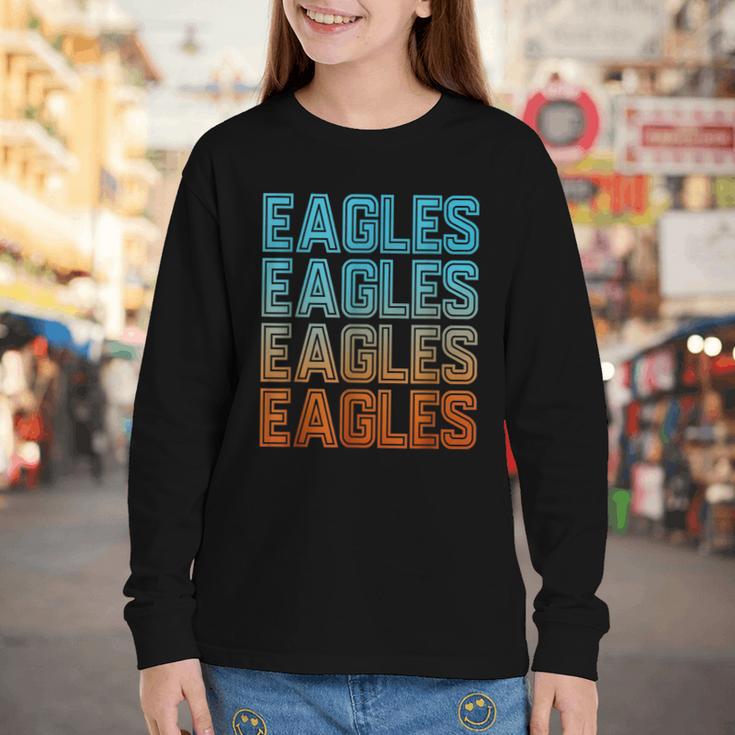 Eagle Mascot Back To School Spirit Kids Boys Girls Men Women Youth Long Sleeve Tee Eagle Mascot Back To School Spirit Kids Boys Girls Men Women Youth Long Sleeve Tee