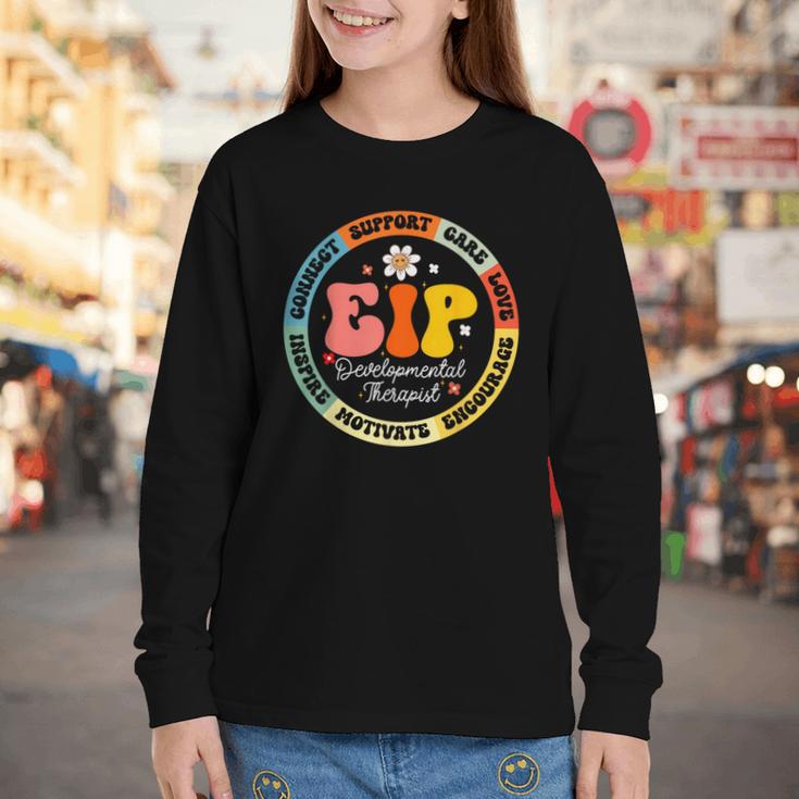 EIP Developmental Therapist Appreciation Week Back To School Youth Long Sleeve Tee EIP Developmental Therapist Appreciation Week Back To School Youth Long Sleeve Tee