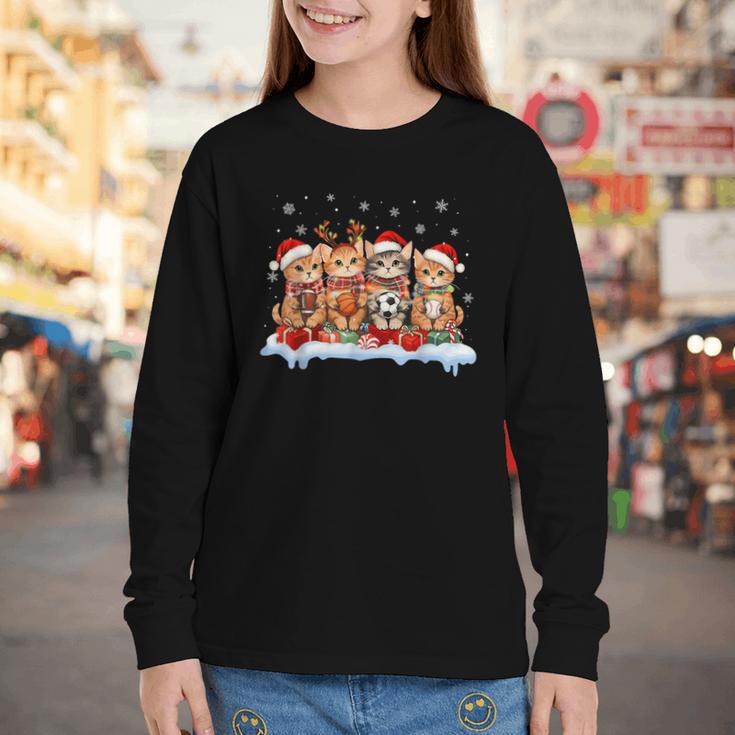 Football Baseball Basketball Player Sport Christmas Youth Long Sleeve Tee Football Baseball Basketball Player Sport Christmas Youth Long Sleeve Tee