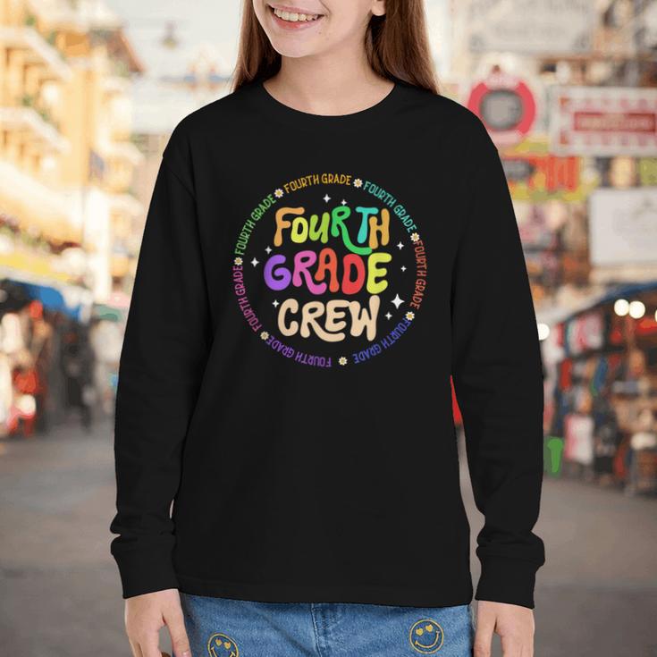 Fourth Grade Crew Back To School 4th Grade Team Youth Long Sleeve Tee Fourth Grade Crew Back To School 4th Grade Team Youth Long Sleeve Tee