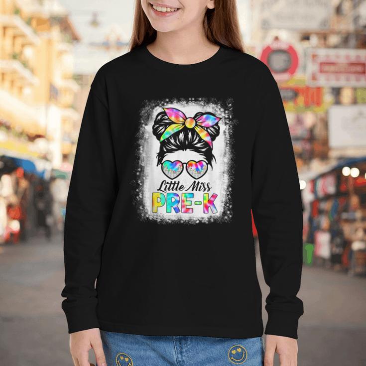 Girls PRE-K Preschool Back To School Cute Little Miss Pre-k Youth Long Sleeve Tee Girls PRE-K Preschool Back To School Cute Little Miss Pre-k Youth Long Sleeve Tee