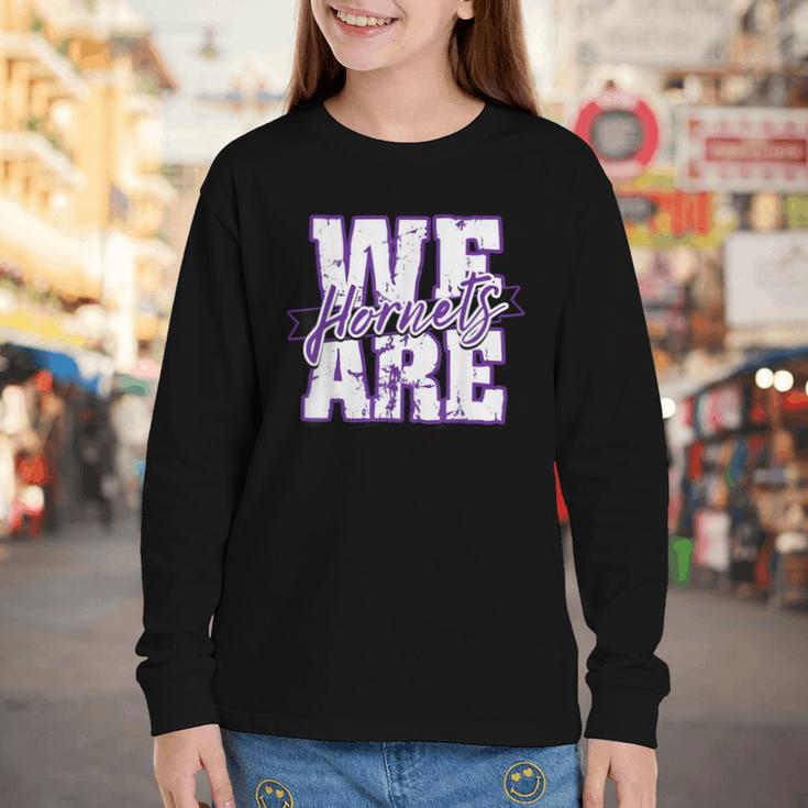 We Are Hornets Back To School Spirit P Youth Long Sleeve Tee We Are Hornets Back To School Spirit P Youth Long Sleeve Tee