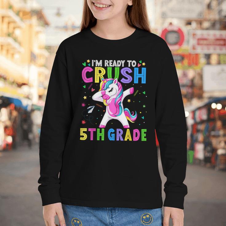 I'm Ready For Fifth Grade Back To School 5th Grade Girls Youth Long Sleeve Tee I'm Ready For Fifth Grade Back To School 5th Grade Girls Youth Long Sleeve Tee