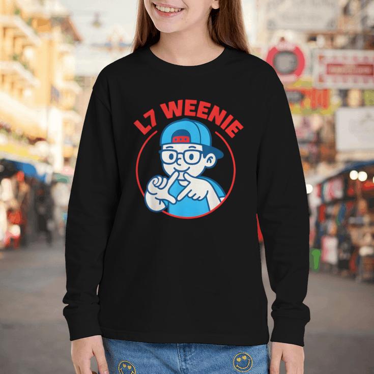 L7 Weenie Baseball Softball Youth Long Sleeve Tee