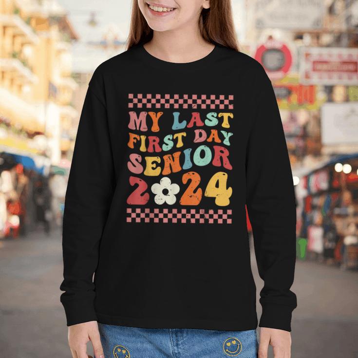 My Last First Day Senior 2024 Back To School Class Of 2024 Youth Long Sleeve Tee My Last First Day Senior 2024 Back To School Class Of 2024 Youth Long Sleeve Tee