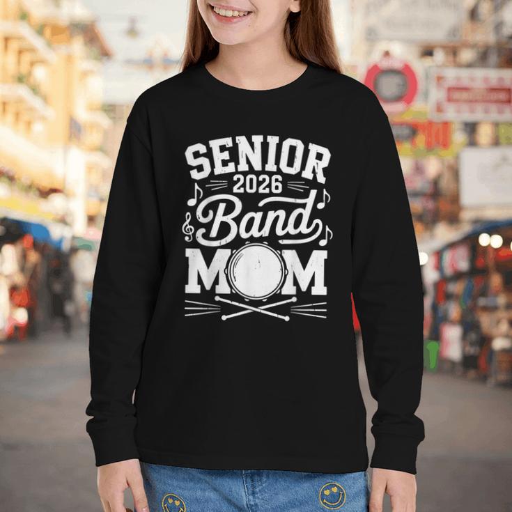 My Last First Day Senior 2026 Band Mom Back To School Retro Youth Long Sleeve Tee