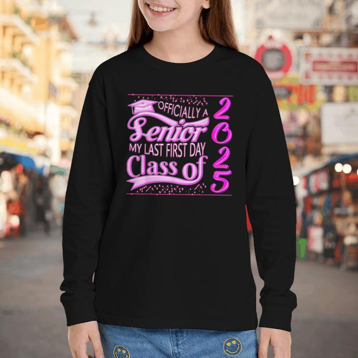 My Last First Day Senior Back To School 2025 Class Of 2025 Youth Long Sleeve Tee My Last First Day Senior Back To School 2025 Class Of 2025 Youth Long Sleeve Tee