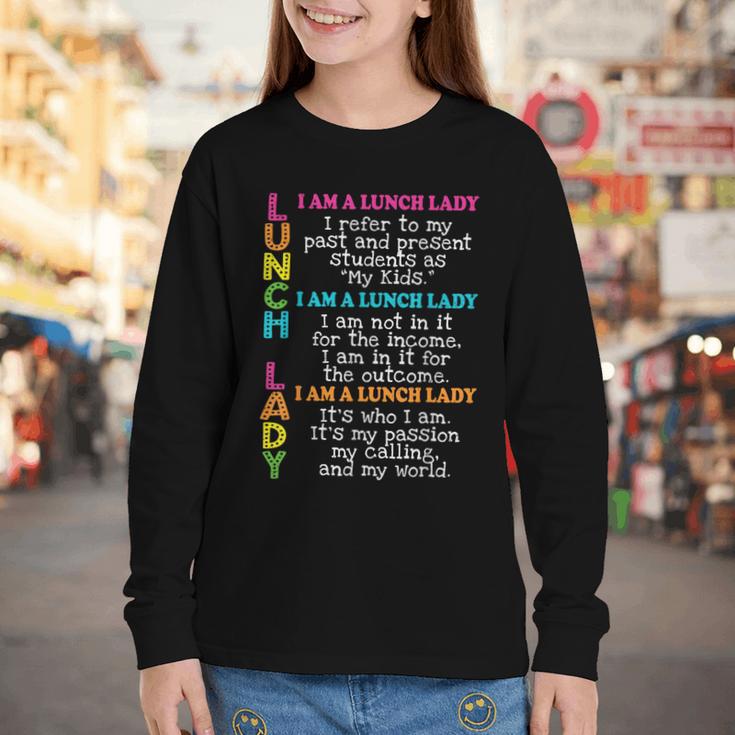 Lunch Hero Squad Lunch Ladies Cafeteria Crew Back To School Youth Long Sleeve Tee