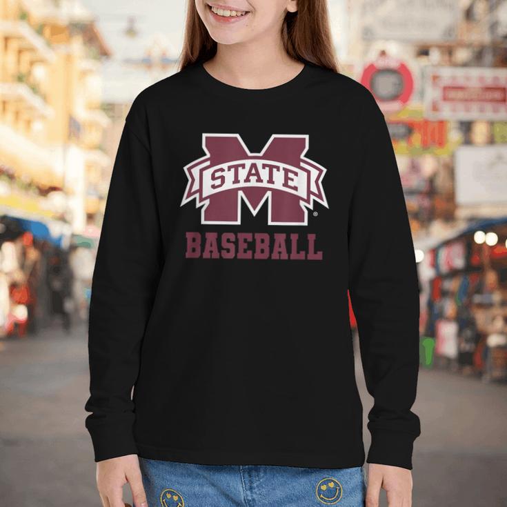 Mississippi State Baseball Bulldogs NCAA MS16 Youth Long Sleeve Tee