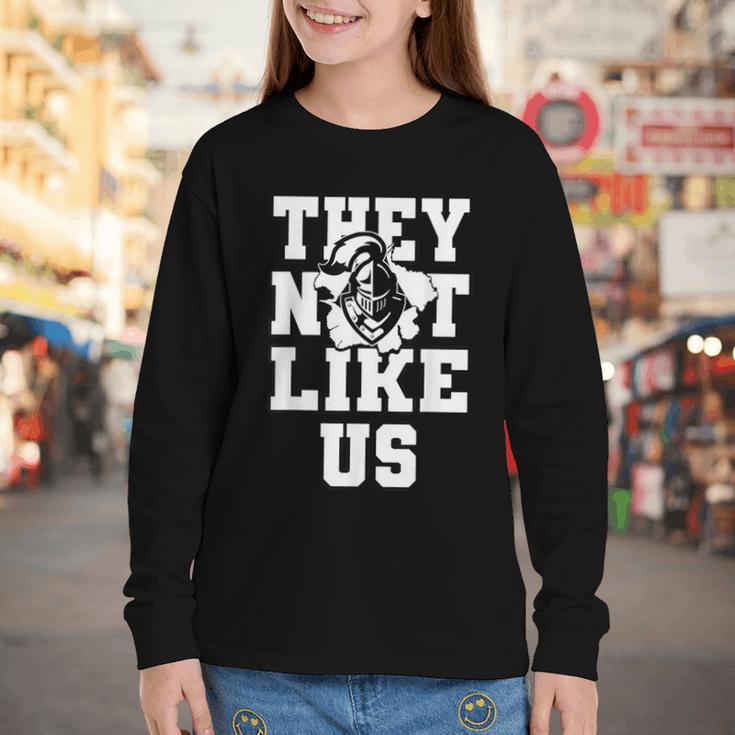 Not Like Knights Back To School Spirit Youth Long Sleeve Tee
