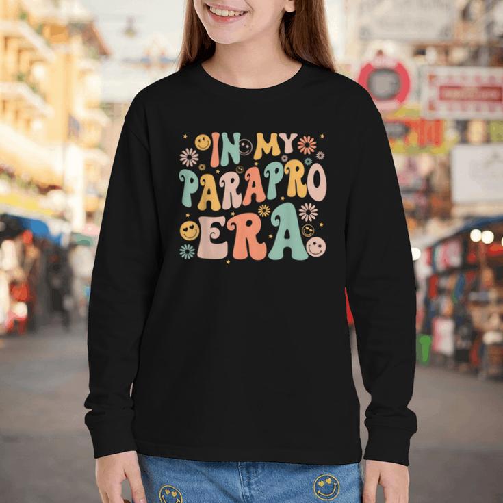 In My Parapro Era Retro Back To School Youth Long Sleeve Tee In My Parapro Era Retro Back To School Youth Long Sleeve Tee