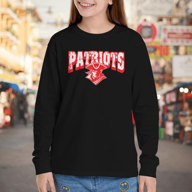 Patriots Back To School Spirit R Youth Long Sleeve Tee
