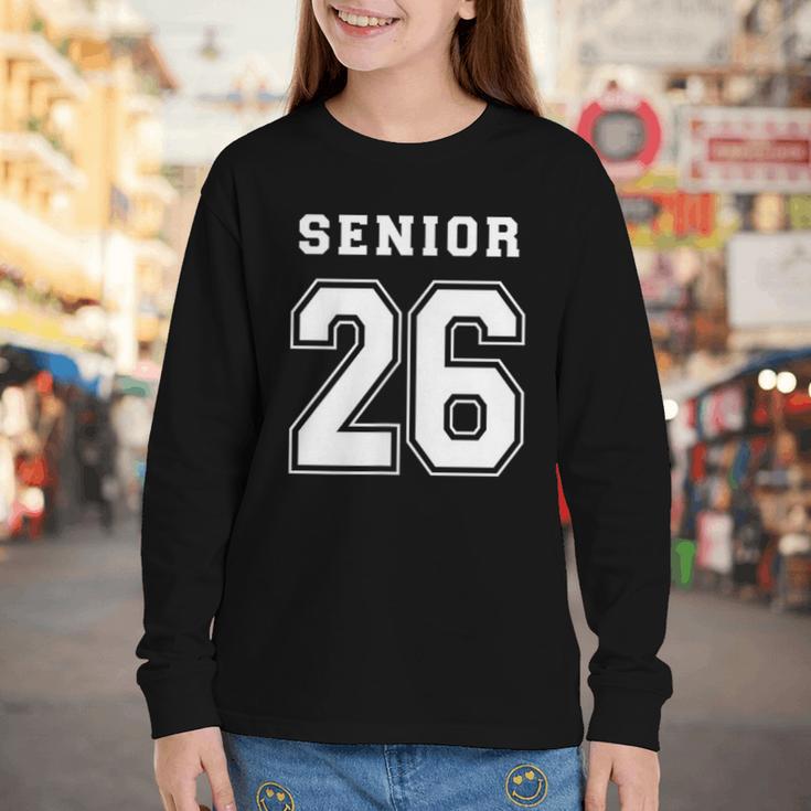 Senior 26 Class Of 2026 Front Back Grad Back To School Youth Long Sleeve Tee Senior 26 Class Of 2026 Front Back Grad Back To School Youth Long Sleeve Tee