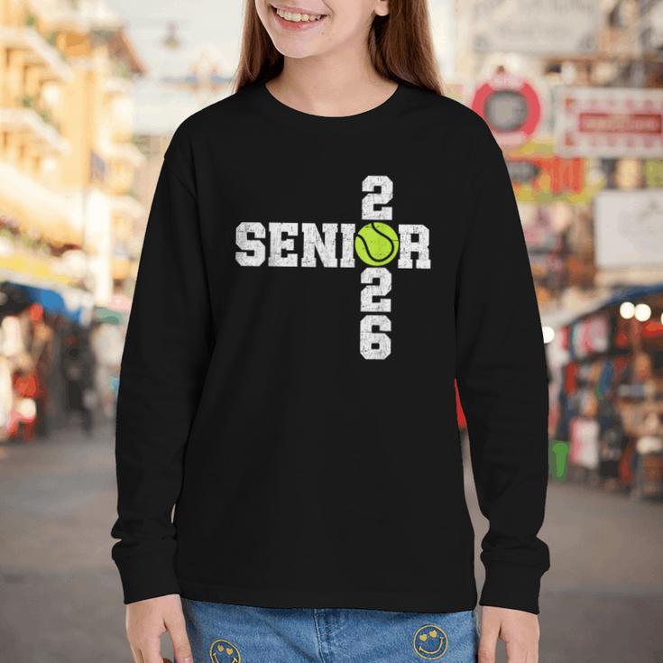 Senior Class Of 2026 Tennis Seniors Back To School 2026 Youth Long Sleeve Tee Senior Class Of 2026 Tennis Seniors Back To School 2026 Youth Long Sleeve Tee
