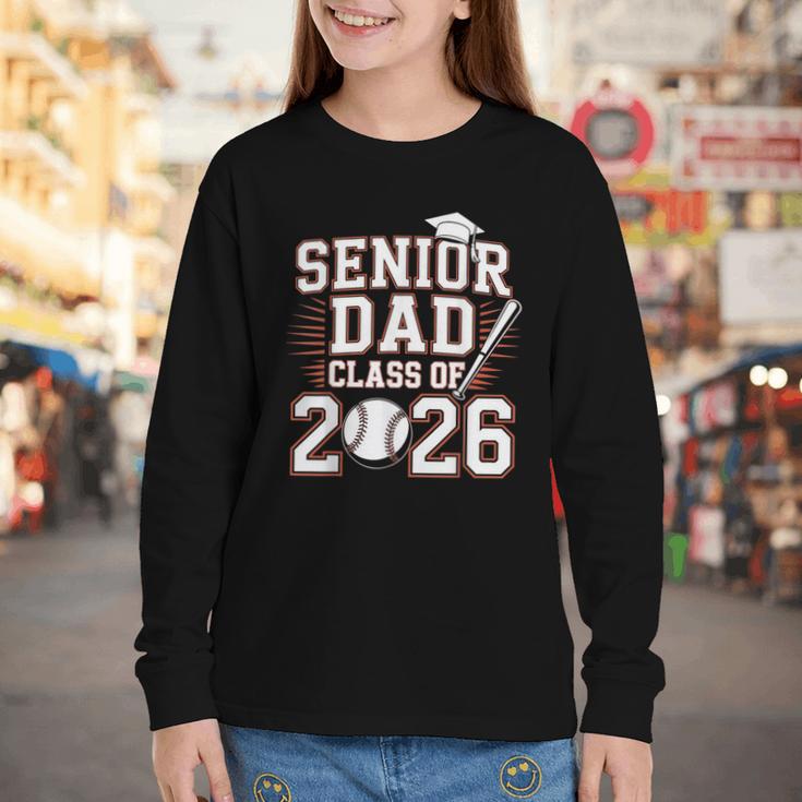 Senior Dad Class Of 2026 Graduate Baseball 2026 Graduation Youth Long Sleeve Tee Senior Dad Class Of 2026 Graduate Baseball 2026 Graduation Youth Long Sleeve Tee