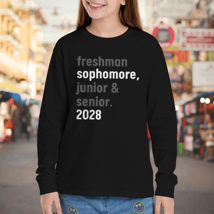 Sophomore Class Of 2028 Shirt Back To School High School Tee Youth Long Sleeve Tee Sophomore Class Of 2028 Shirt Back To School High School Tee Youth Long Sleeve Tee