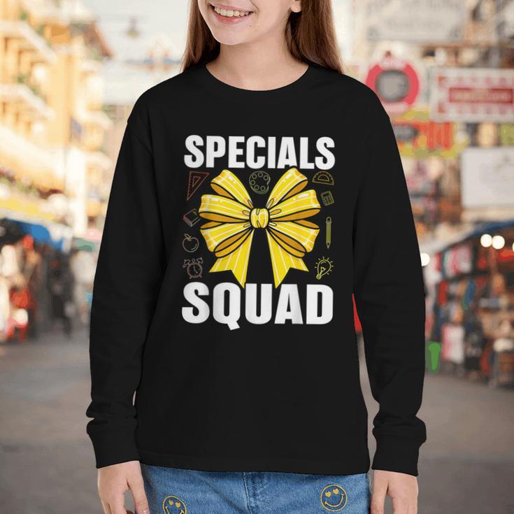 Specials Squad Tie Dye Back To School Women Appreciation Youth Long Sleeve Tee Specials Squad Tie Dye Back To School Women Appreciation Youth Long Sleeve Tee