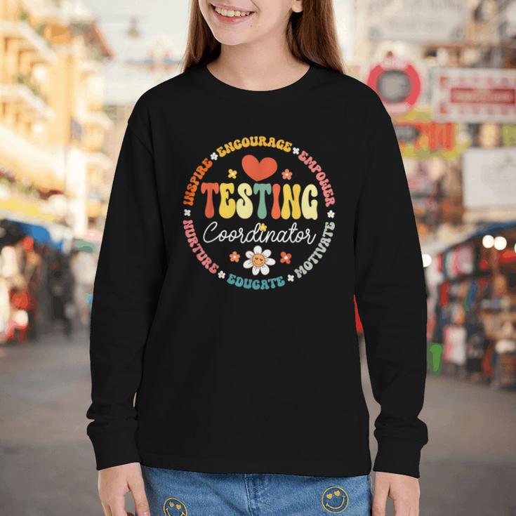 Testing Coordinator Appreciation Week Back To School Youth Long Sleeve Tee Testing Coordinator Appreciation Week Back To School Youth Long Sleeve Tee