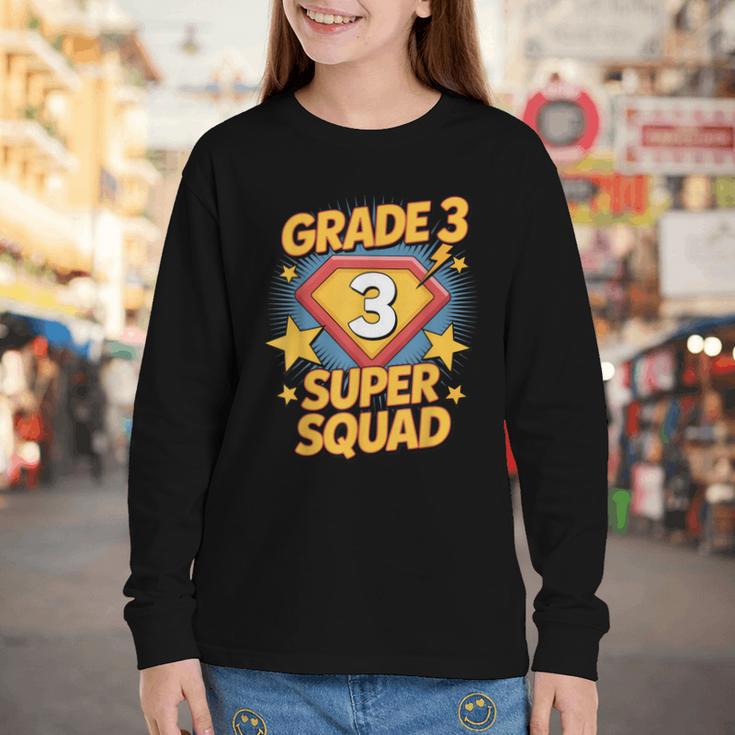 Third Grade Superhero Squad 3rd Year Kids Back To School Youth Long Sleeve Tee Third Grade Superhero Squad 3rd Year Kids Back To School Youth Long Sleeve Tee