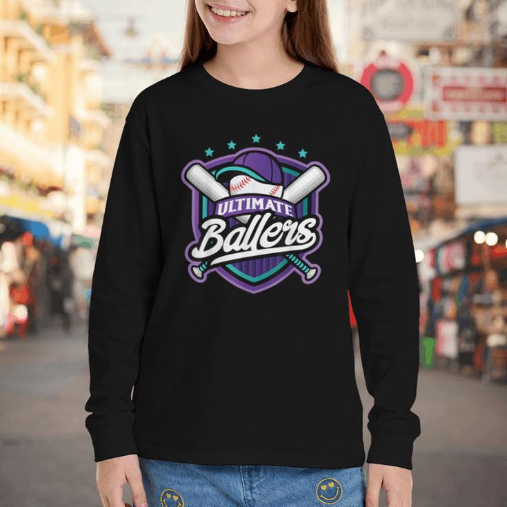 Ultimate Ballers Baseball Youth Long Sleeve Tee Ultimate Ballers Baseball Youth Long Sleeve Tee