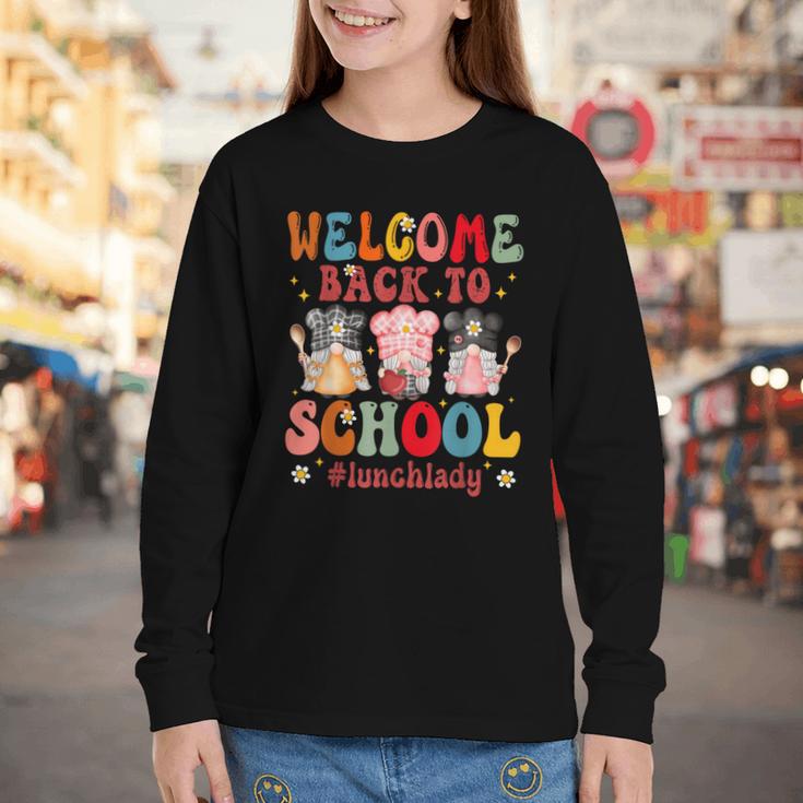 Welcome Back To School Cafeteria Worker Lunch Lady Youth Long Sleeve Tee Welcome Back To School Cafeteria Worker Lunch Lady Youth Long Sleeve Tee
