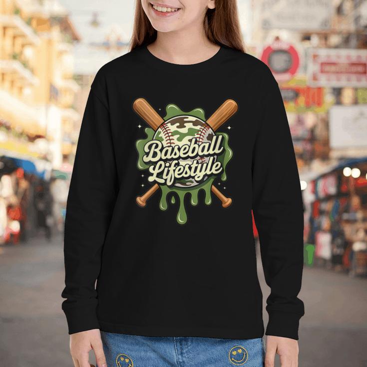 Women's Baseball Life Style 101 Apparel Youth Drip Baseball Boys Kid Youth Long Sleeve Tee Women's Baseball Life Style 101 Apparel Youth Drip Baseball Boys Kid Youth Long Sleeve Tee