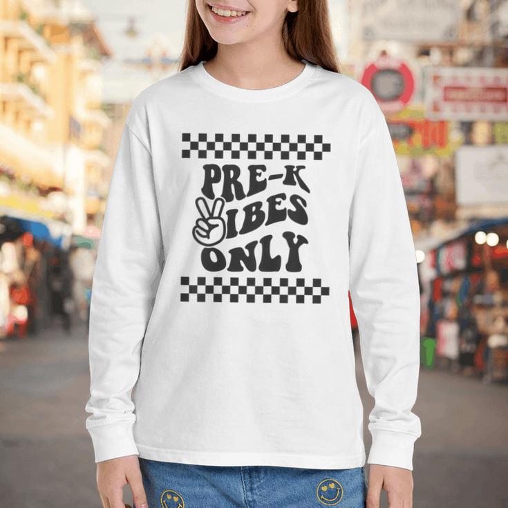 1st Day Of Prek Vibes Only Girls Back To School Pre K Boys Youth Long Sleeve Tee 1st Day Of Prek Vibes Only Girls Back To School Pre K Boys Youth Long Sleeve Tee