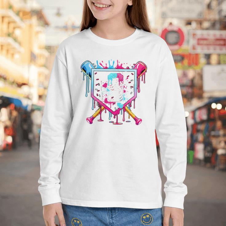 9th Birthday Boys Baseball Ice Cream Drip Boys Baseball Youth Long Sleeve Tee 9th Birthday Boys Baseball Ice Cream Drip Boys Baseball Youth Long Sleeve Tee