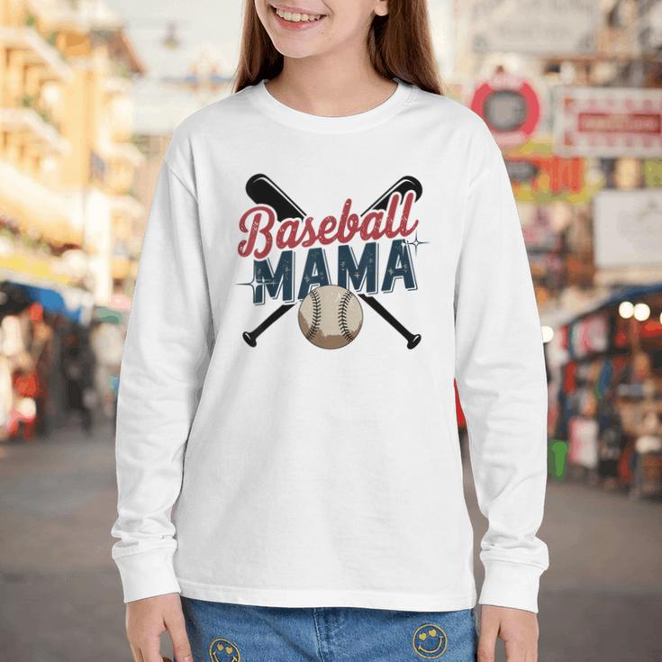 Baseball Mama Squad Proud Sports Mom Game Day Youth Long Sleeve Tee Baseball Mama Squad Proud Sports Mom Game Day Youth Long Sleeve Tee