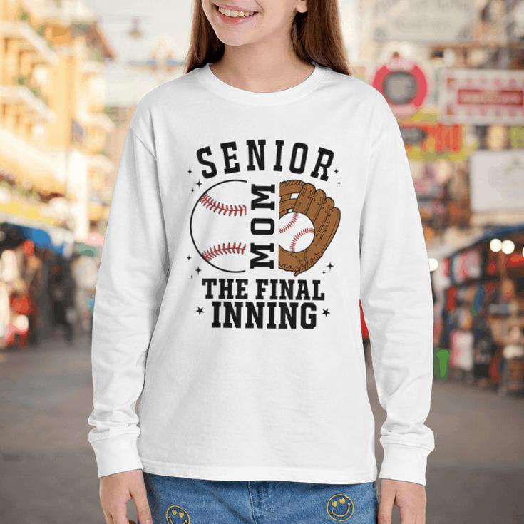 Baseball Senior Mom 2026 The Final Inning Youth Long Sleeve Tee Baseball Senior Mom 2026 The Final Inning Youth Long Sleeve Tee
