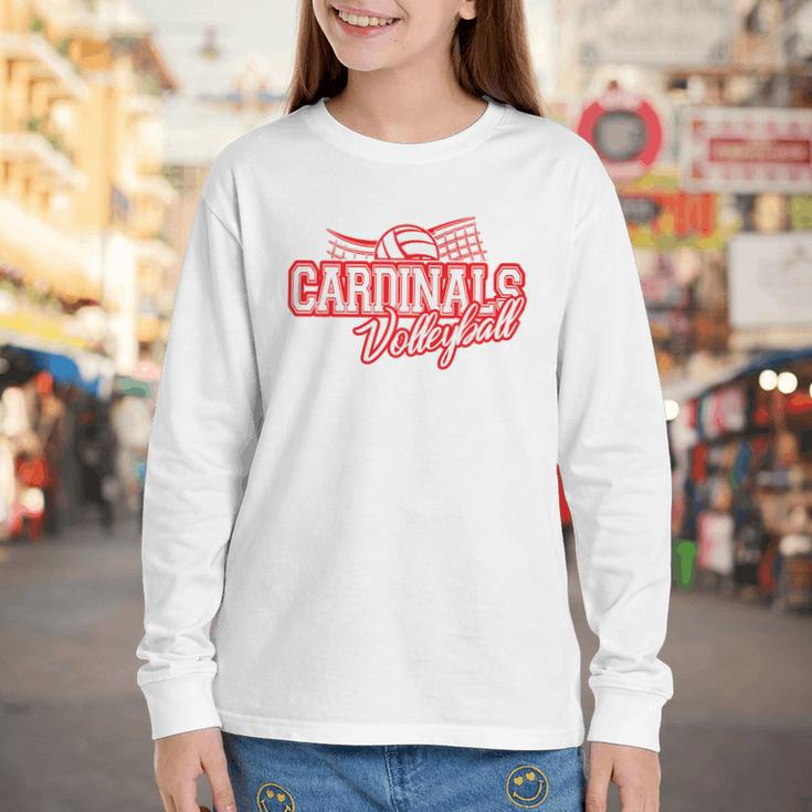 Cardinals Volleyball Back To School Spirit R Youth Long Sleeve Tee Cardinals Volleyball Back To School Spirit R Youth Long Sleeve Tee