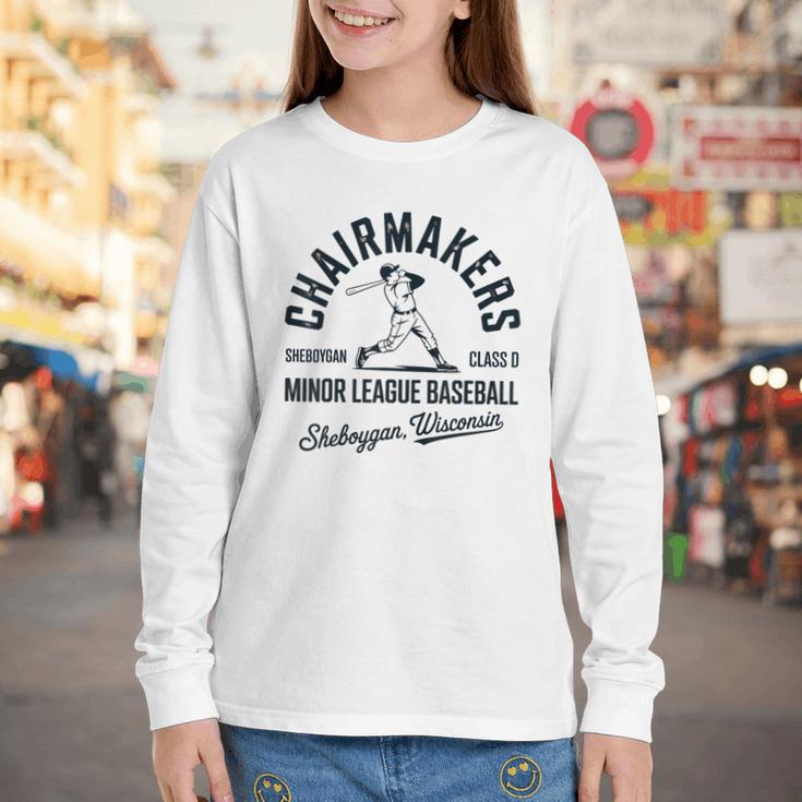 Chairmakers Sheboygan Minor League Baseball Youth Long Sleeve Tee