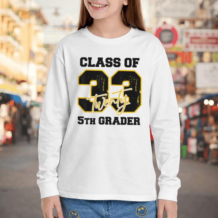 Class Of 2033 5th Grader Elementary School Back To School Youth Long Sleeve Tee Class Of 2033 5th Grader Elementary School Back To School Youth Long Sleeve Tee