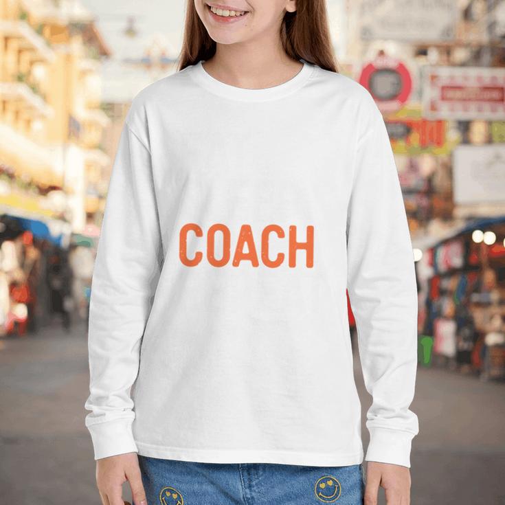 Eat Sleep Coach Repeat Shirt Men Women Baseball Lover Youth Long Sleeve Tee