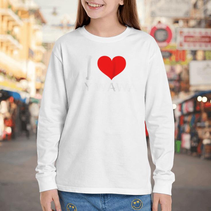 I Heart My Wawa Raglan Baseball Tee Youth Long Sleeve Tee I Heart My Wawa Raglan Baseball Tee Youth Long Sleeve Tee