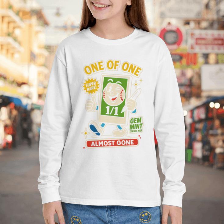 Hobby Trading Card Parody Humor 11 Baseball Cards Collector Premium Youth Long Sleeve Tee