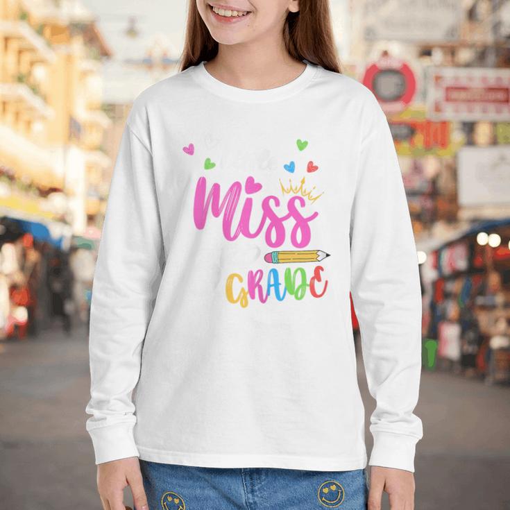 Little Misss Third Grade Back To School 3rd Grader Girl Youth Long Sleeve Tee Little Misss Third Grade Back To School 3rd Grader Girl Youth Long Sleeve Tee
